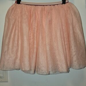Matilda Jane Marcia Milloh Girl's Halloween Tulle Tutu Peach Size Medium Med EUC